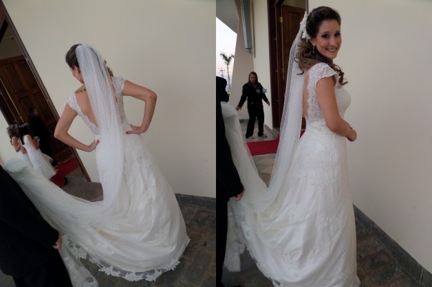 O vestido de noiva Dani Messih da Analice