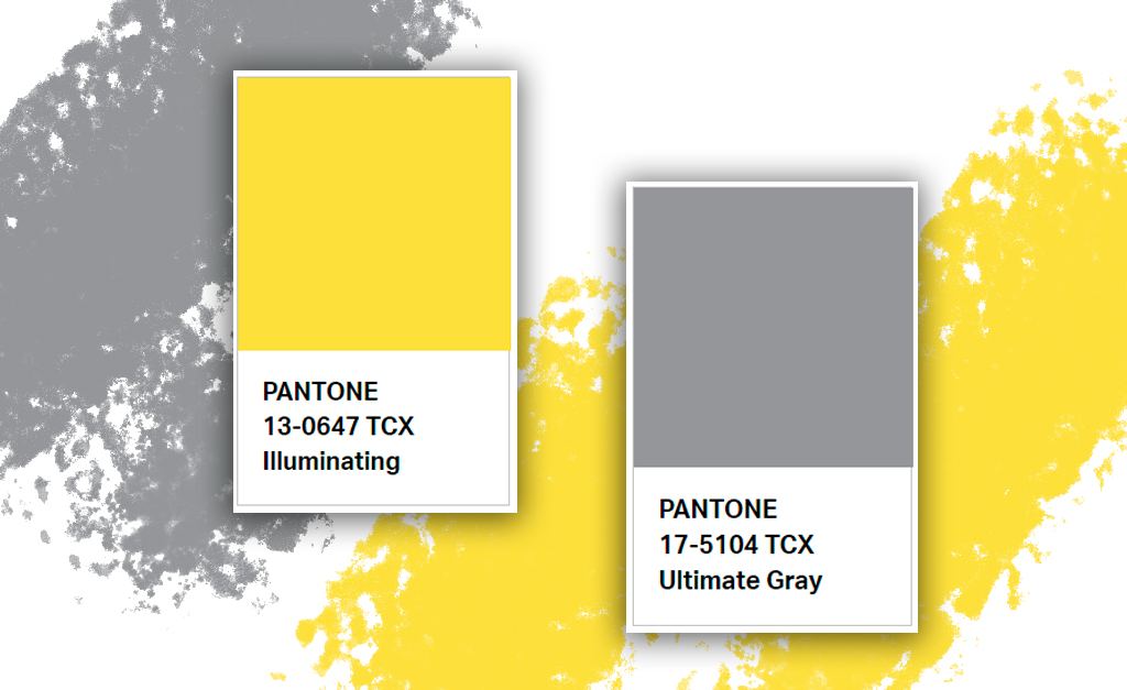 As cores do ano de 2021 escolhidas pela Pantone